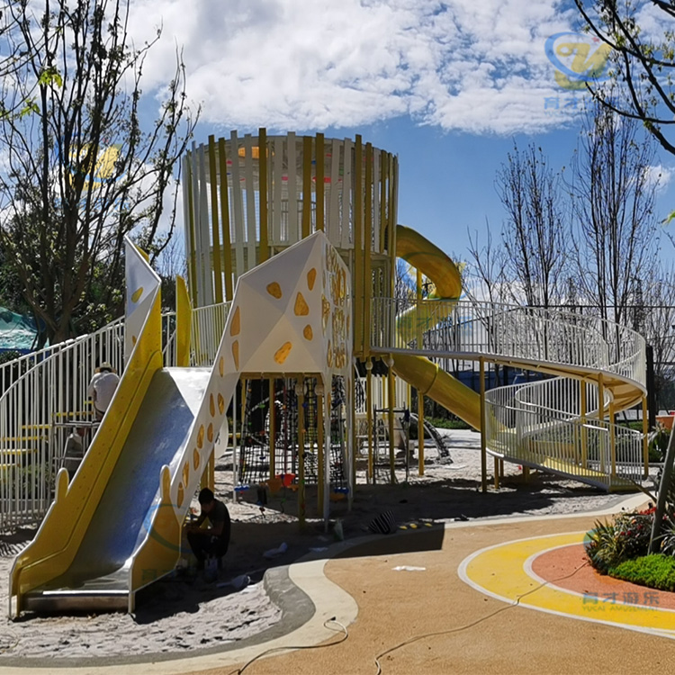 戶外兒童游樂場設(shè)施 無動力游樂設(shè)備 非標(biāo)不銹鋼滑梯定制廠家(圖2) 微信圖片_20220519145633.jpg