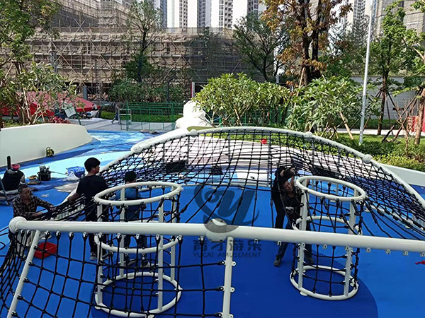 兒童樂園公園無動力游樂設(shè)施戶外攀巖攀爬體能訓(xùn)練兒童游樂設(shè)備(圖2) 兒童攀爬4.jpg