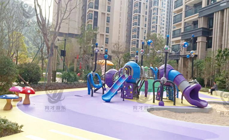 園林景觀工程游樂設施戶外非標無動力游樂設施案例|珠海世榮尚觀花園