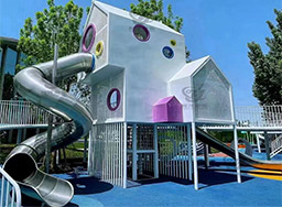 戶外非標(biāo)滑梯定制_非標(biāo)不銹鋼兒童滑梯_大型戶外組合滑梯
