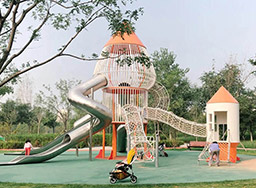 公園室外不銹鋼滑滑梯_大型戶外無(wú)動(dòng)力游樂(lè)設(shè)備_景區(qū)不銹鋼滑梯定制