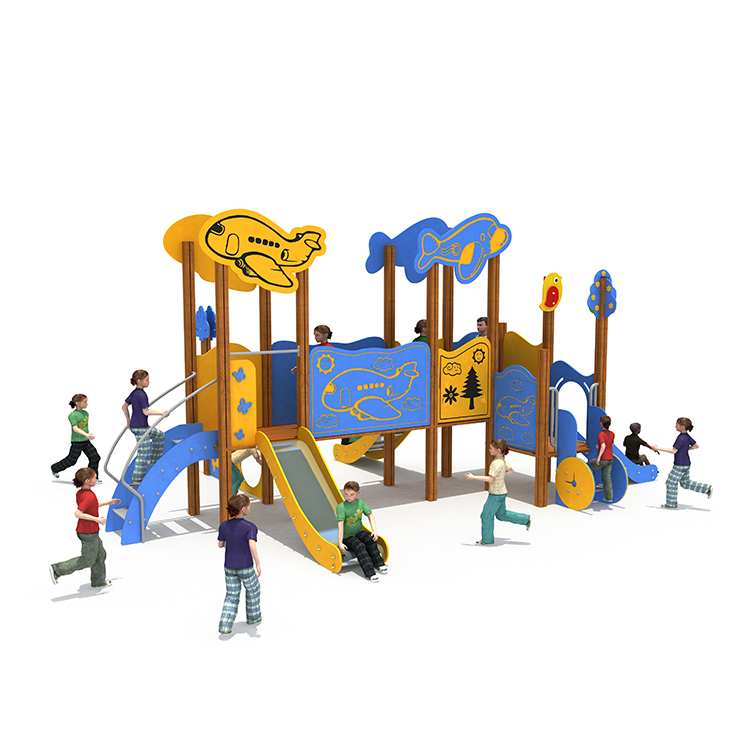 PE板不銹鋼滑梯_PE板兒童組合滑梯_幼兒園pe板滑梯