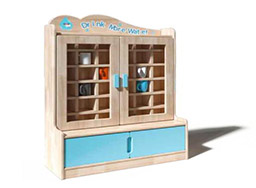  幼兒園實木口杯架_兒童實木水杯架_木質(zhì)茶杯柜