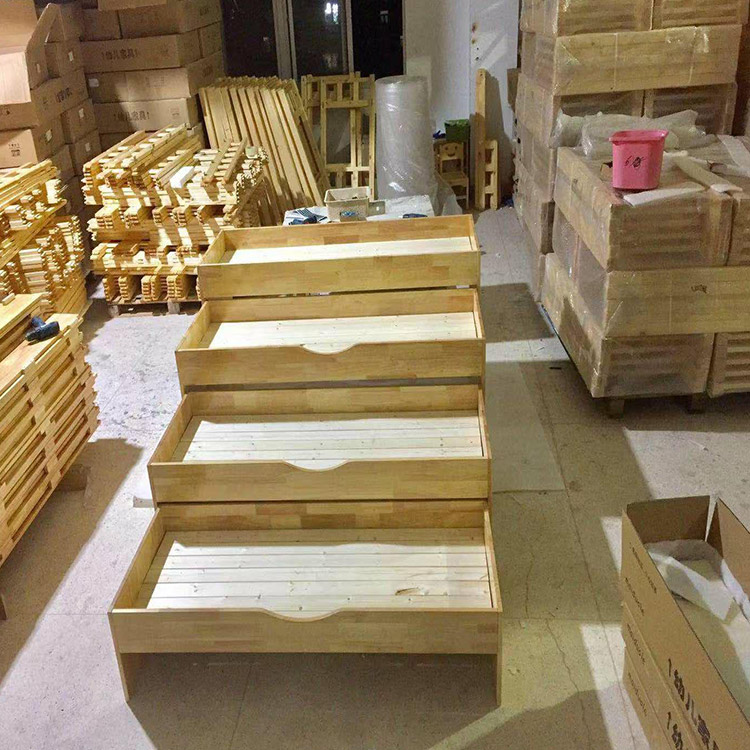 幼兒園實木午睡床_兒童疊疊床_早教中心午休床(圖1) YC38-02205.jpg