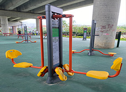 戶外雙人坐蹬器_小區(qū)健身器材_廣州健身器材廠家