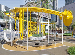 網(wǎng)紅大型戶(hù)外秋千_小區(qū)室外組合秋千_非標(biāo)戶(hù)外秋千定制