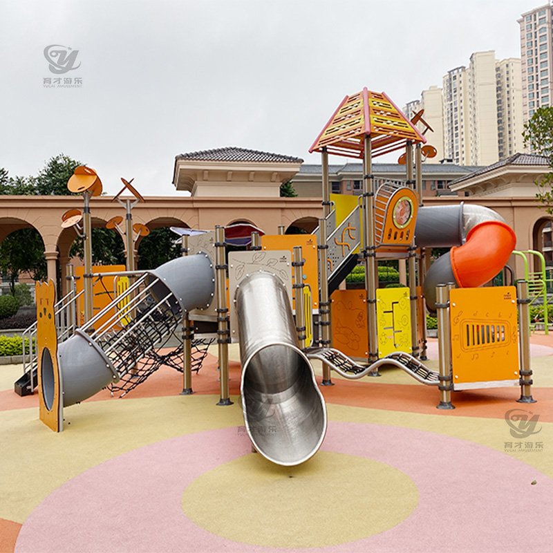 戶外大型組合滑梯_小區(qū)大型滑滑梯_小區(qū)兒童滑梯廠家(圖2) 高明2.jpg